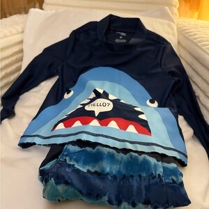 Kids Shark Swim Set - Blue